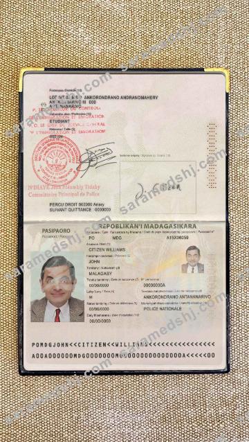 Madagascar passport photo look